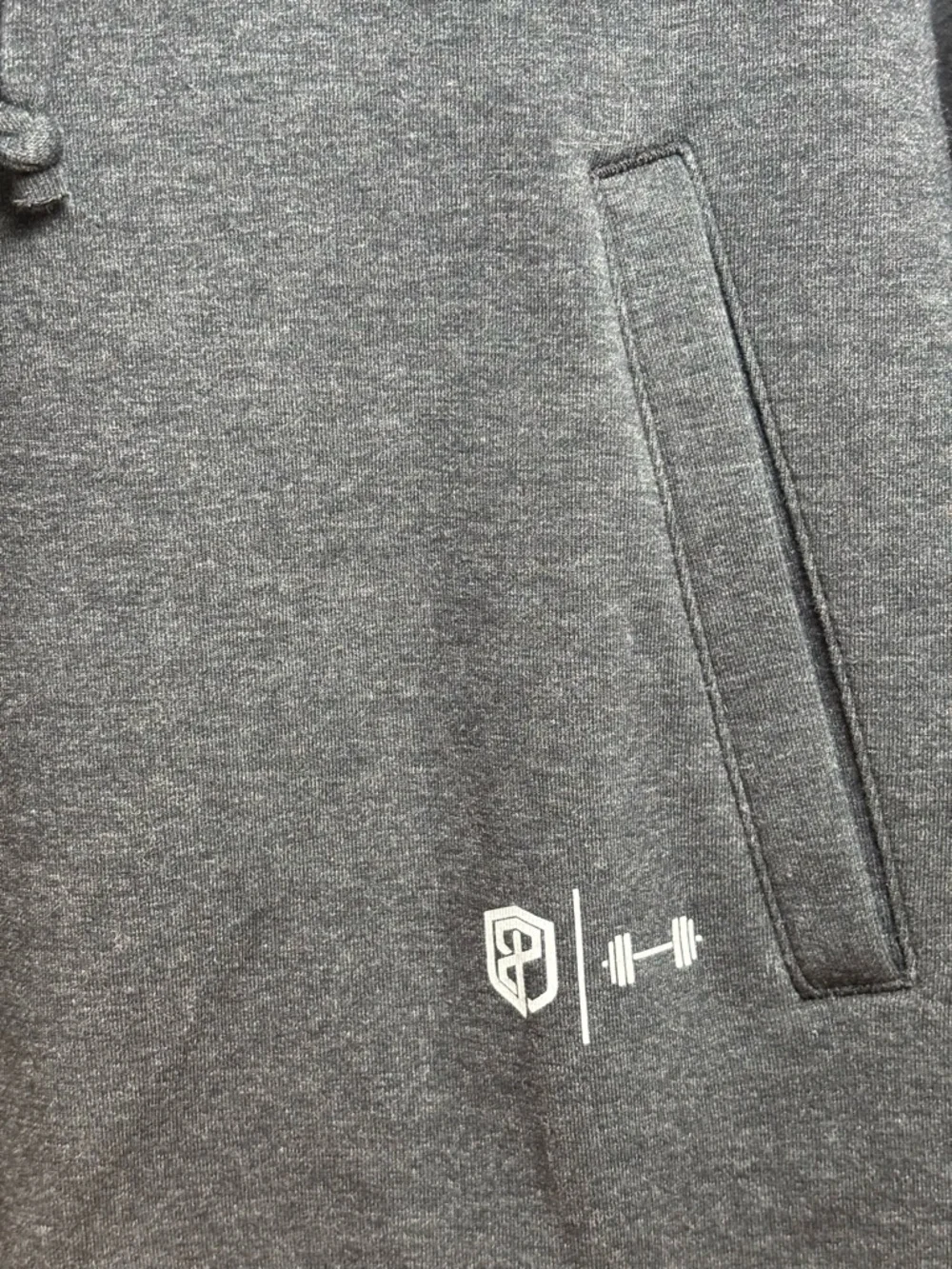 Born Primative Women's S Charcoal Cropped Style Hoodie Solid Like New - Picture 4 of 5